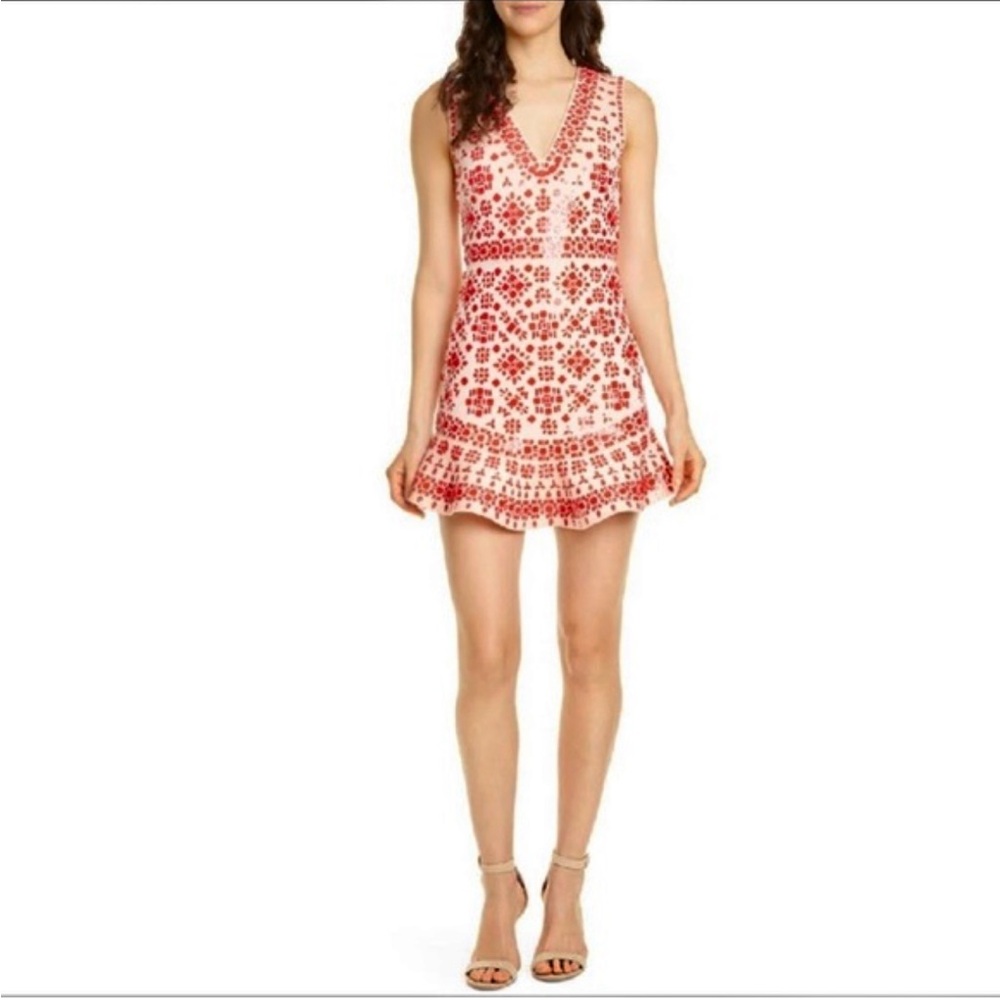 Alice + Olivia Rapunzel Beaded A line Dress